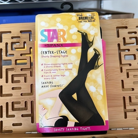 SPANX Star Size A Shorty Shaping Tights Amazon Green 4’10” to 5’5” 96-125 pound - Picture 1 of 5